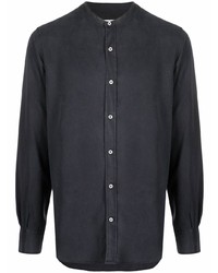 Мужская темно-серая рубашка с длинным рукавом от Officine Generale