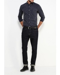 Мужская темно-серая рубашка с длинным рукавом от Q/S designed by