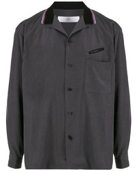 Мужская темно-серая рубашка с длинным рукавом от Toga Virilis
