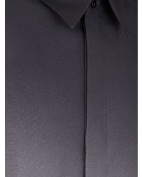 Мужская темно-серая рубашка с коротким рукавом от Fendi