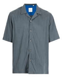 Мужская темно-серая рубашка с коротким рукавом от Paul Smith