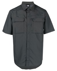 Мужская темно-серая рубашка с коротким рукавом от The North Face