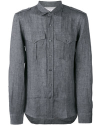 Мужская темно-серая рубашка от Brunello Cucinelli