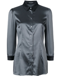 Женская темно-серая рубашка от Dolce & Gabbana