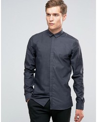 Мужская темно-серая рубашка от Minimum