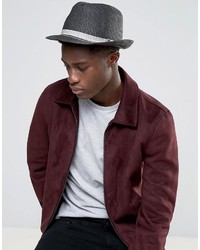Мужская темно-серая соломенная шляпа от Esprit
