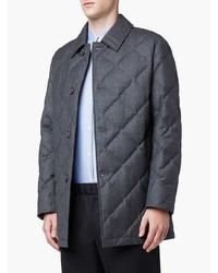 Мужская темно-серая стеганая куртка-рубашка от MACKINTOSH
