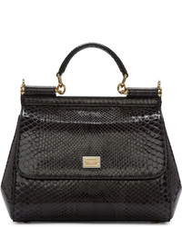 Женская темно-серая сумка от Dolce & Gabbana