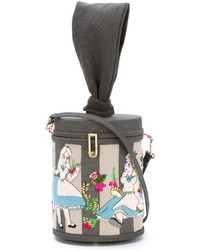 Женская темно-серая сумка от Olympia Le-Tan