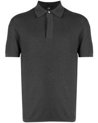 Мужская темно-серая футболка-поло в сеточку от Dunhill