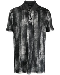 Мужская темно-серая футболка-поло с принтом от Avant Toi