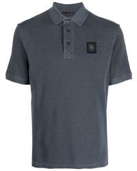 Мужская темно-серая футболка-поло от Blauer