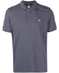 Мужская темно-серая футболка-поло от C.P. Company