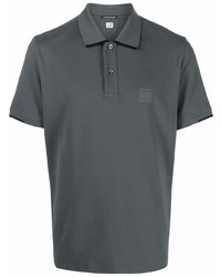 Мужская темно-серая футболка-поло от C.P. Company