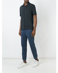 Мужская темно-серая футболка-поло от James Perse