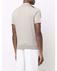 Мужская темно-серая футболка-поло от Corneliani