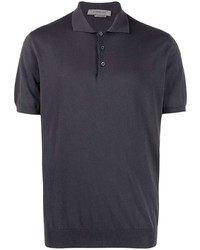 Мужская темно-серая футболка-поло от Corneliani