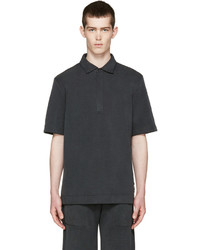 Мужская темно-серая футболка-поло от Fendi