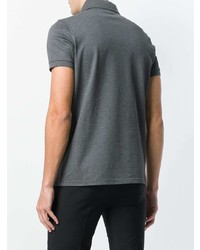 Мужская темно-серая футболка-поло от Saint Laurent