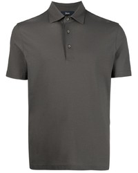 Мужская темно-серая футболка-поло от Herno