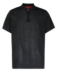 Мужская темно-серая футболка-поло от Kiton