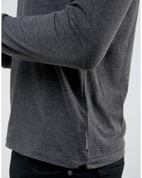 Мужская темно-серая футболка-поло от French Connection
