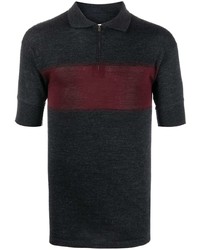 Мужская темно-серая футболка-поло от Maison Margiela