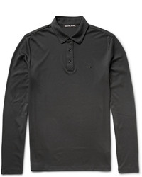 Мужская темно-серая футболка-поло от Michael Kors