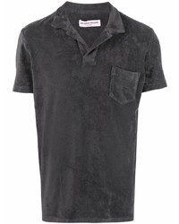 Мужская темно-серая футболка-поло от Orlebar Brown