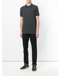 Мужская темно-серая футболка-поло от Tomas Maier