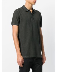 Мужская темно-серая футболка-поло от Tomas Maier