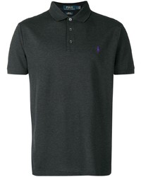 Мужская темно-серая футболка-поло от Polo Ralph Lauren
