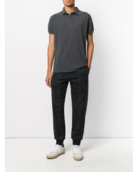 Мужская темно-серая футболка-поло от Etro