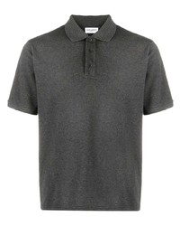 Мужская темно-серая футболка-поло от Saint Laurent