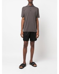 Мужская темно-серая футболка-поло от Barba