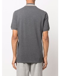 Мужская темно-серая футболка-поло от Brunello Cucinelli