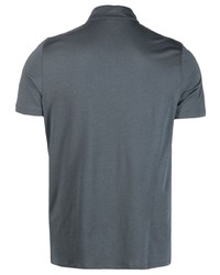 Мужская темно-серая футболка-поло от Majestic Filatures