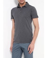 Мужская темно-серая футболка-поло от SPRINGFIELD