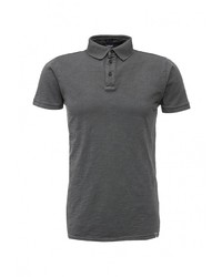 Мужская темно-серая футболка-поло от SPRINGFIELD