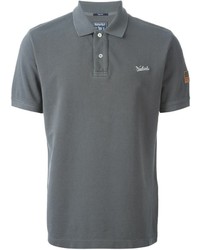 Мужская темно-серая футболка-поло от Woolrich