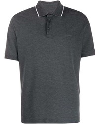 Мужская темно-серая футболка-поло от Z Zegna