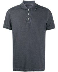 Мужская темно-серая футболка-поло от Zadig & Voltaire