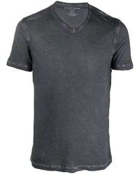Мужская темно-серая футболка с v-образным вырезом от Majestic Filatures