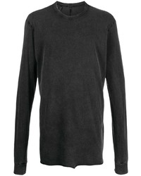 Мужская темно-серая футболка с длинным рукавом от 11 By Boris Bidjan Saberi
