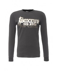 Мужская темно-серая футболка с длинным рукавом от Boxeur Des Rues