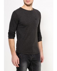 Мужская темно-серая футболка с длинным рукавом от G Star