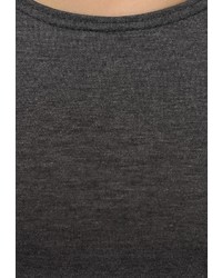 Женская темно-серая футболка с длинным рукавом от Influence