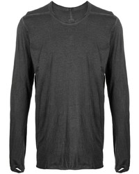 Мужская темно-серая футболка с длинным рукавом от Isaac Sellam Experience