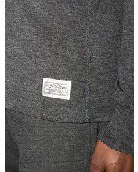 Мужская темно-серая футболка с длинным рукавом от VISVIM