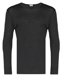 Мужская темно-серая футболка с длинным рукавом от Zimmerli